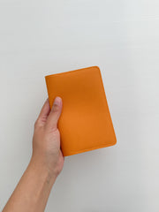 Mustard Basic Saffiano Finish Passport