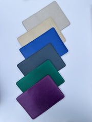 Metallic Blue Basic Passport Cover