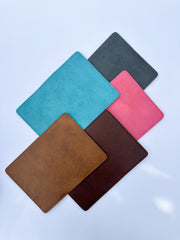 Vivid Blue Basic Leather Passport Cover