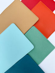 Orange Basic Saffiano Finish Passport