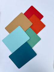 Orange Basic Saffiano Finish Passport