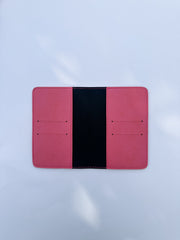 Shocking pink Basic Leather Passport Cover