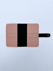 Tea pink Snaplock Saffiano Finish Passport