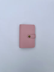 Chic pink Snaplock Saffiano Finish Passport Cover