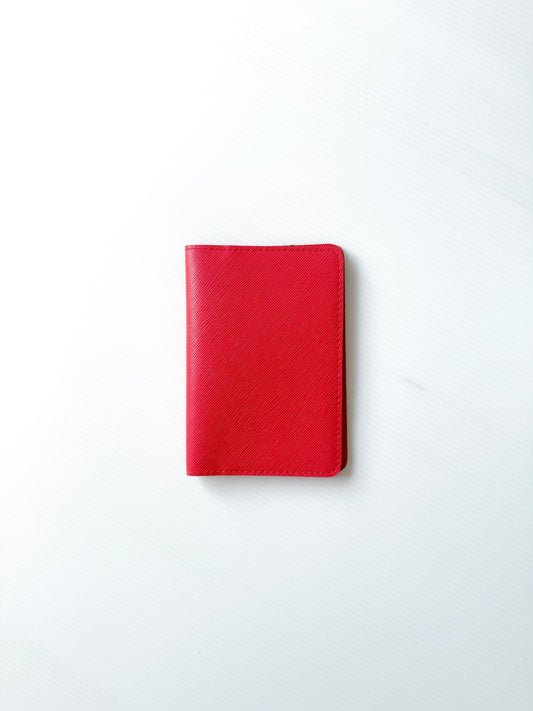 Orange Basic Saffiano Finish Passport