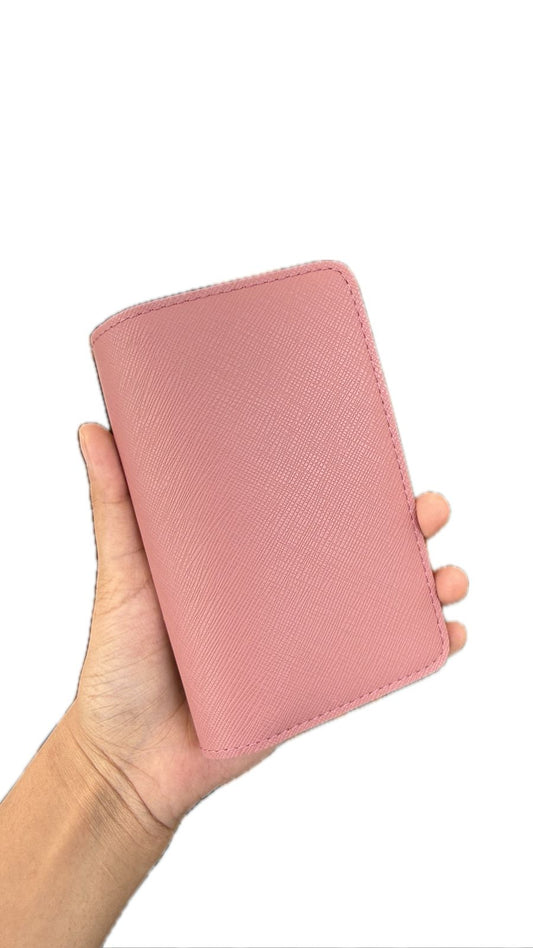 Sunset Pink Saffiano Finish Passport