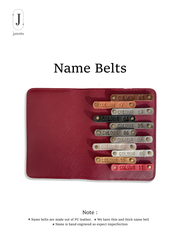 Shocking pink Basic Leather Passport Cover