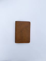 Chocolate Brown Basic Leather Passport Cover