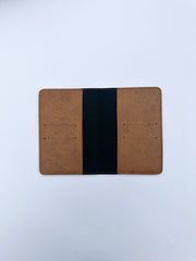 Chocolate Brown Basic Leather Passport Cover