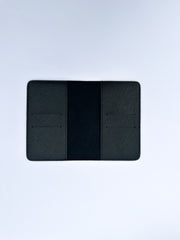 Coal Black Basic Saffiano Finish Passport