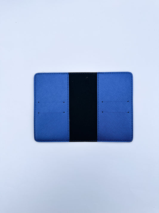 Metallic Blue Basic Passport Cover