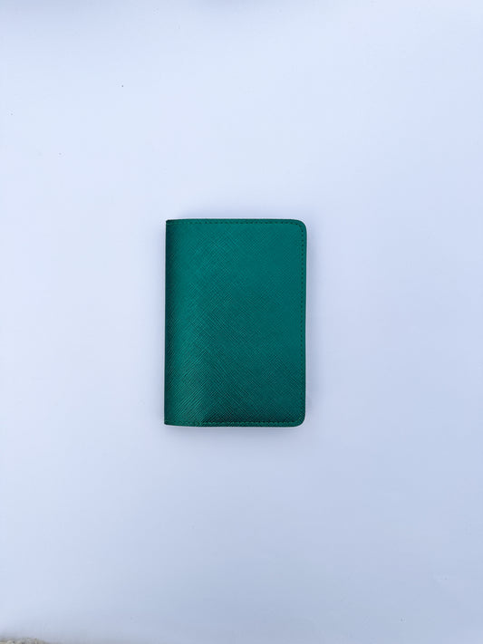 Metallic Green Basic Passport Cover