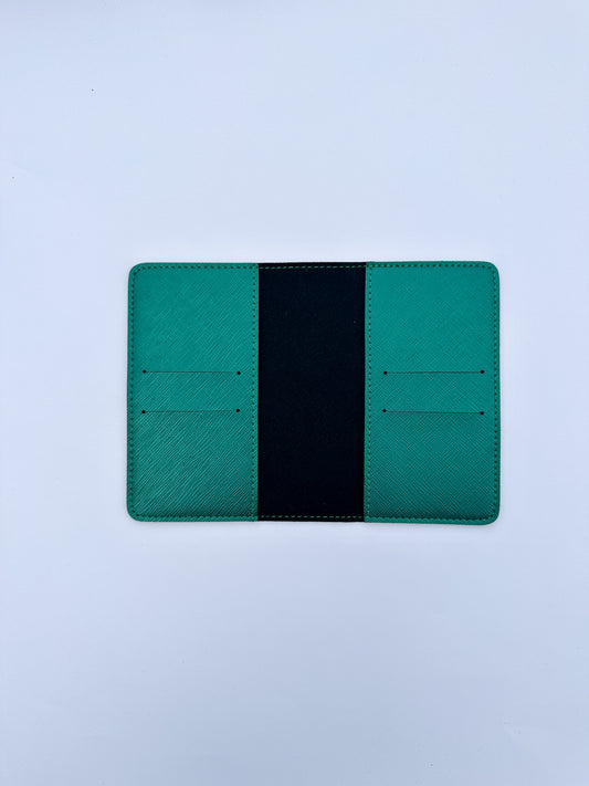 Metallic Green Basic Passport Cover