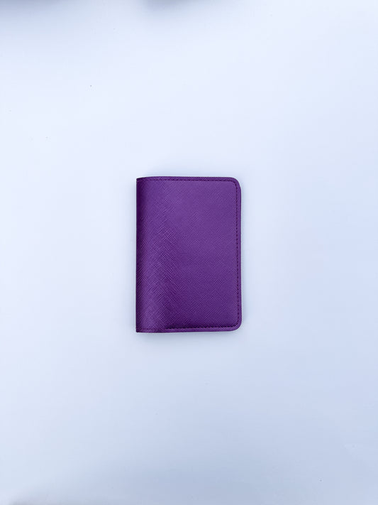 Metallic Purple Basic Passport Cover