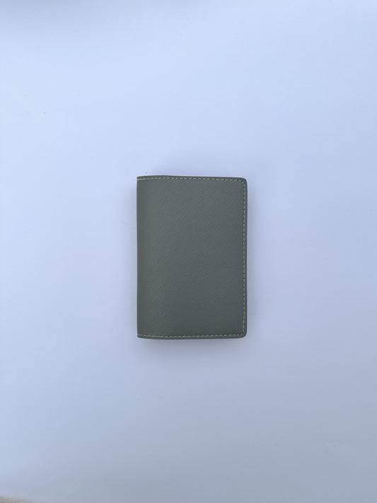 Steel Grey Basic Saffiano Finish Passport