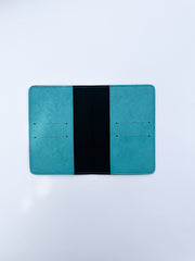 Vivid Blue Basic Leather Passport Cover