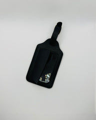 Black Passport + Luggage Tag Set
