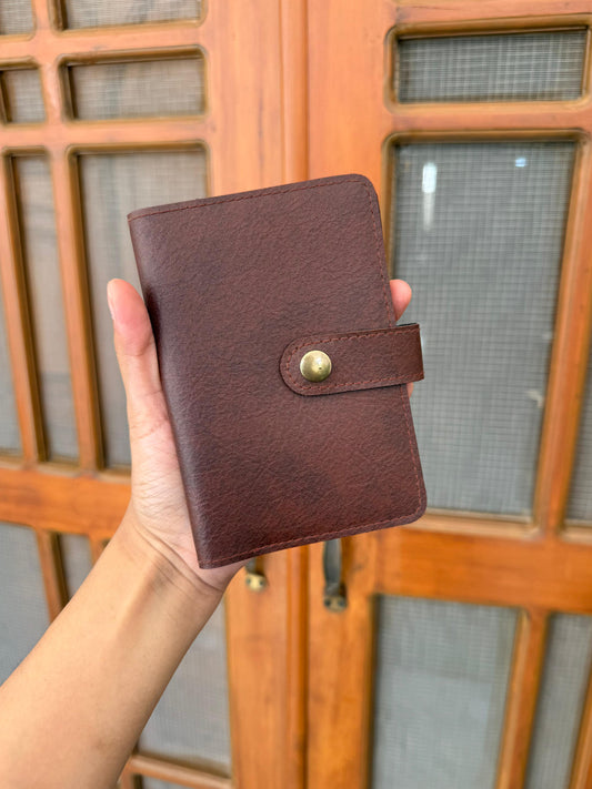 Snaplock Dark Brown Leather Finish