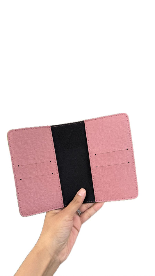 Sunset Pink Saffiano Finish Passport